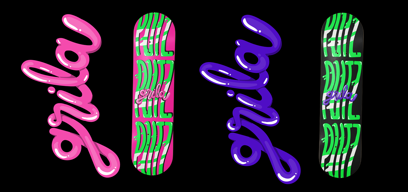 Collection Digital Art folio ILLUSTRATION lettering portfolio Poster Design typography