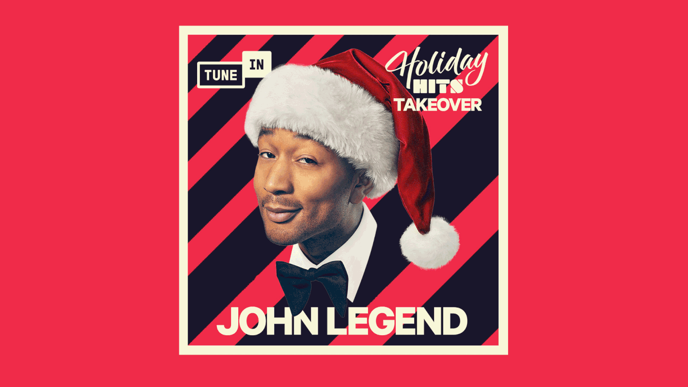 Advertising  campaign graphicdesign Holiday identity johnlegend Layout motion music Streaming