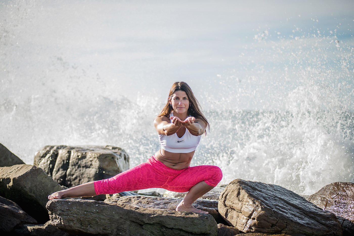 Yoga yogarini ashtanga Practice meditation sea beach Ocean conection