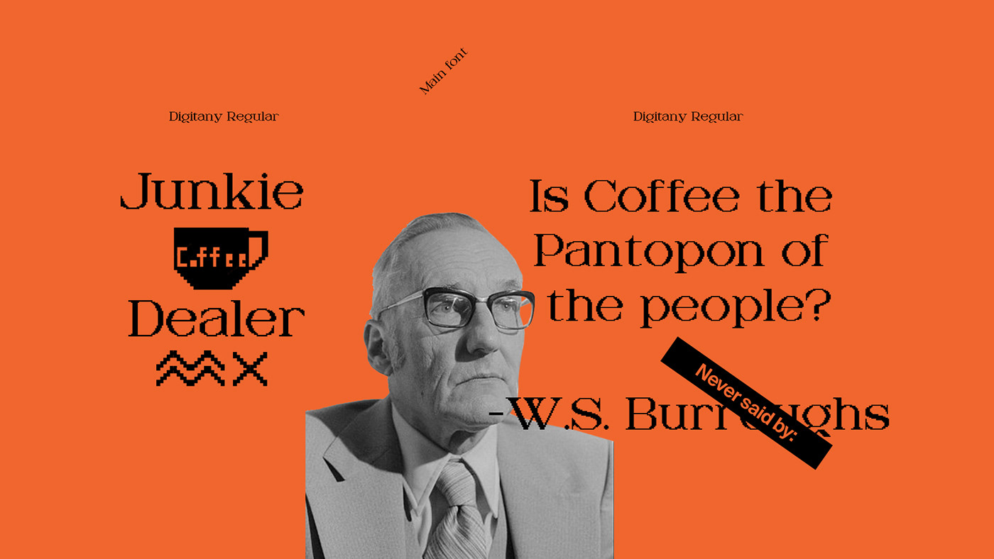 mexico Coffee print typography   Social media post visual identity Logotype #orange