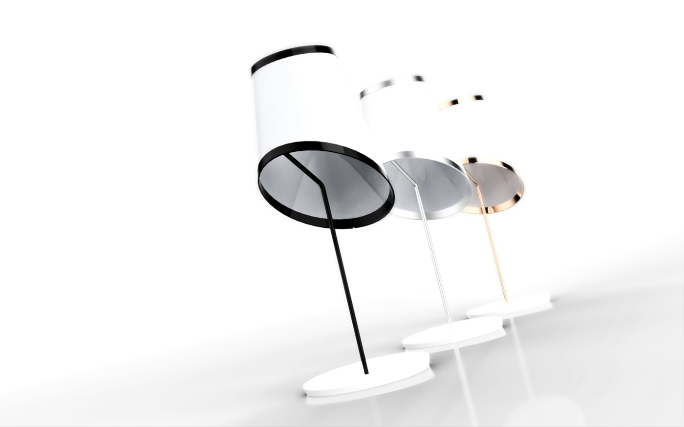 Lamp  product design  Industrial Design  oled  table lamp  desk lamp  steel  cooper lighting light Minimalism
