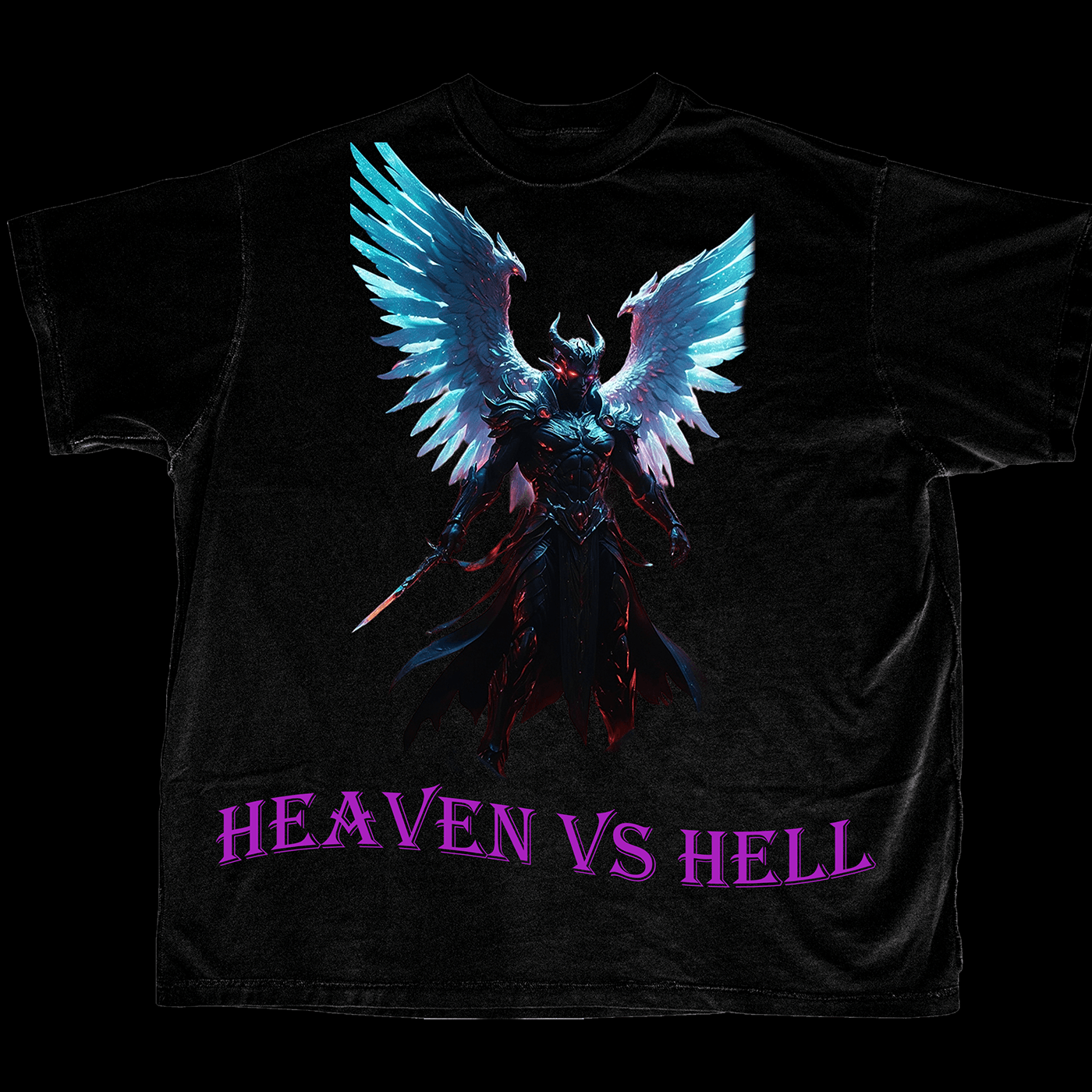 modern heaven hell T-Shit Design