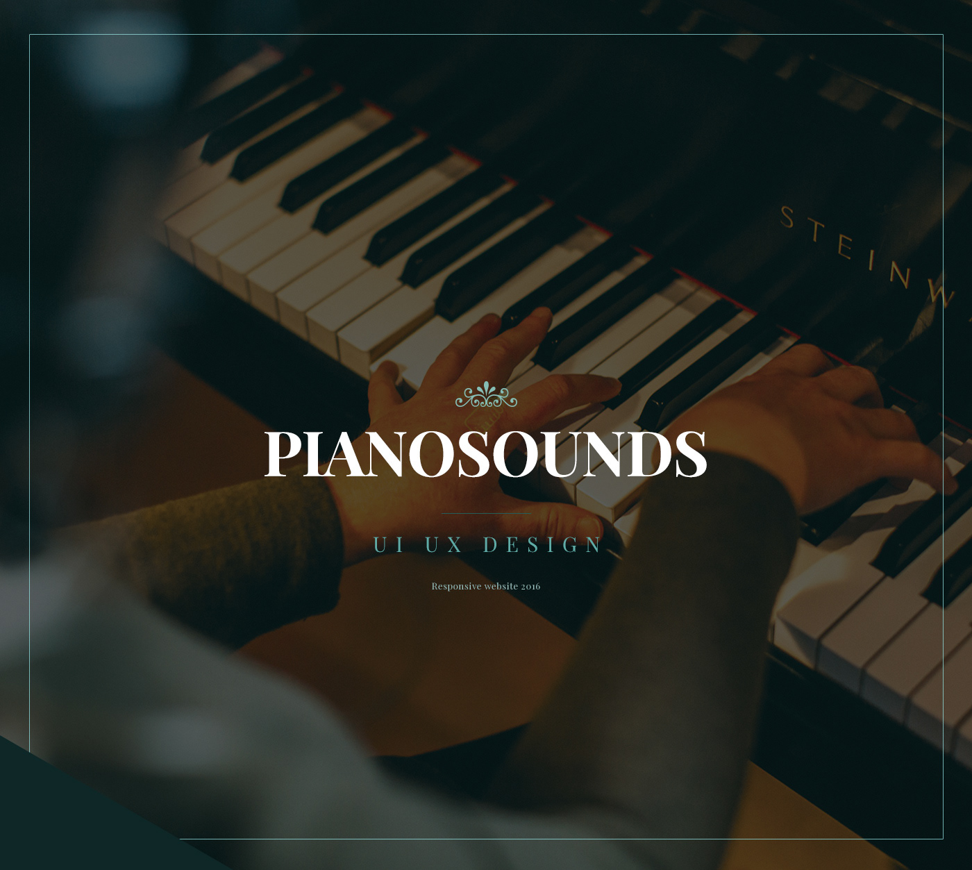 Piano Webdesign music sound
