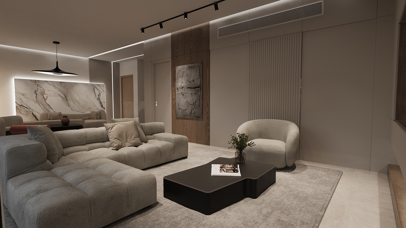 indoor interior design  visualization 3ds max corona modern architecture design Interior reception design