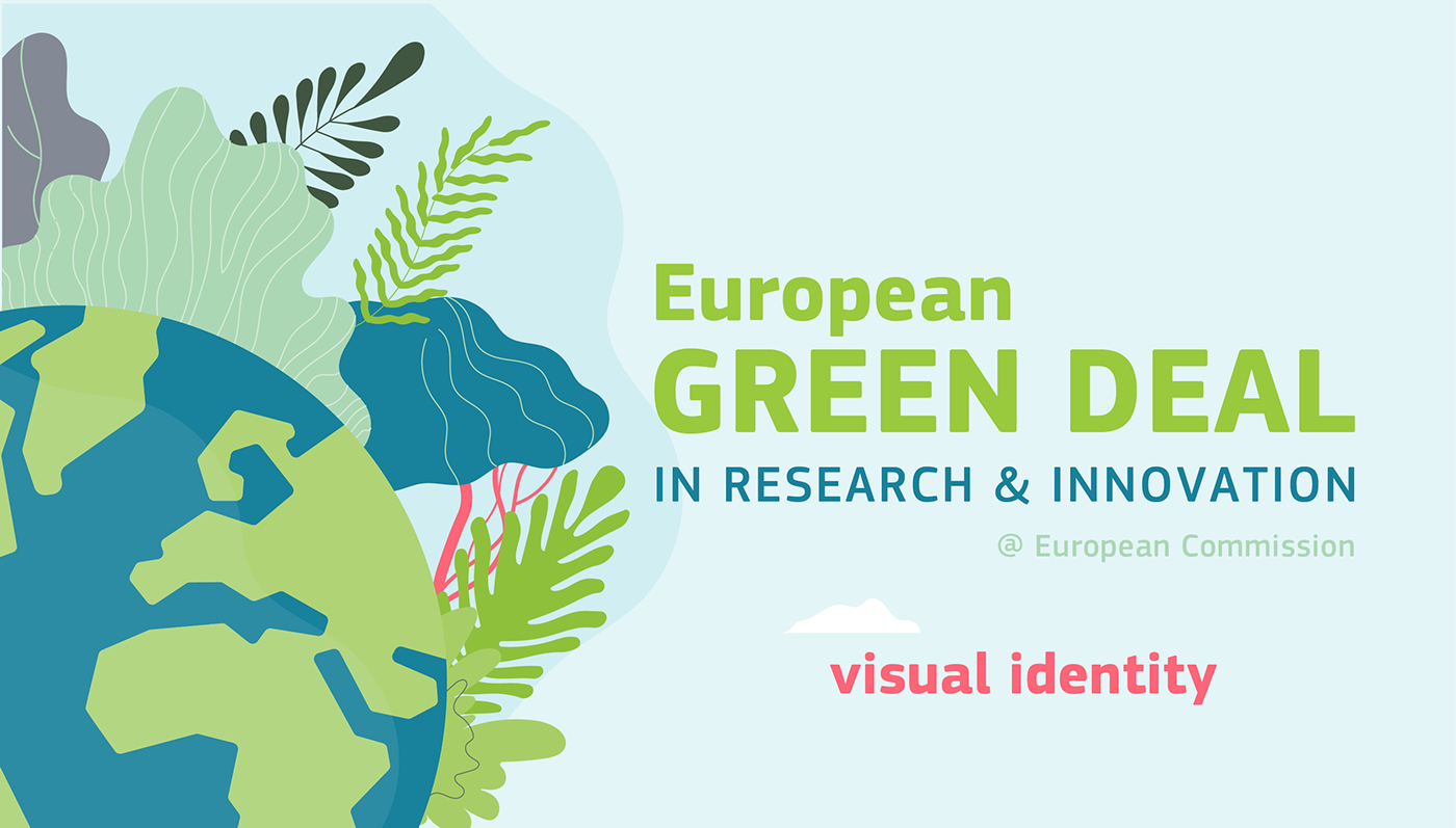 adobe illustrator climate change European factsheet green Green Deal Nature social media visual identity
