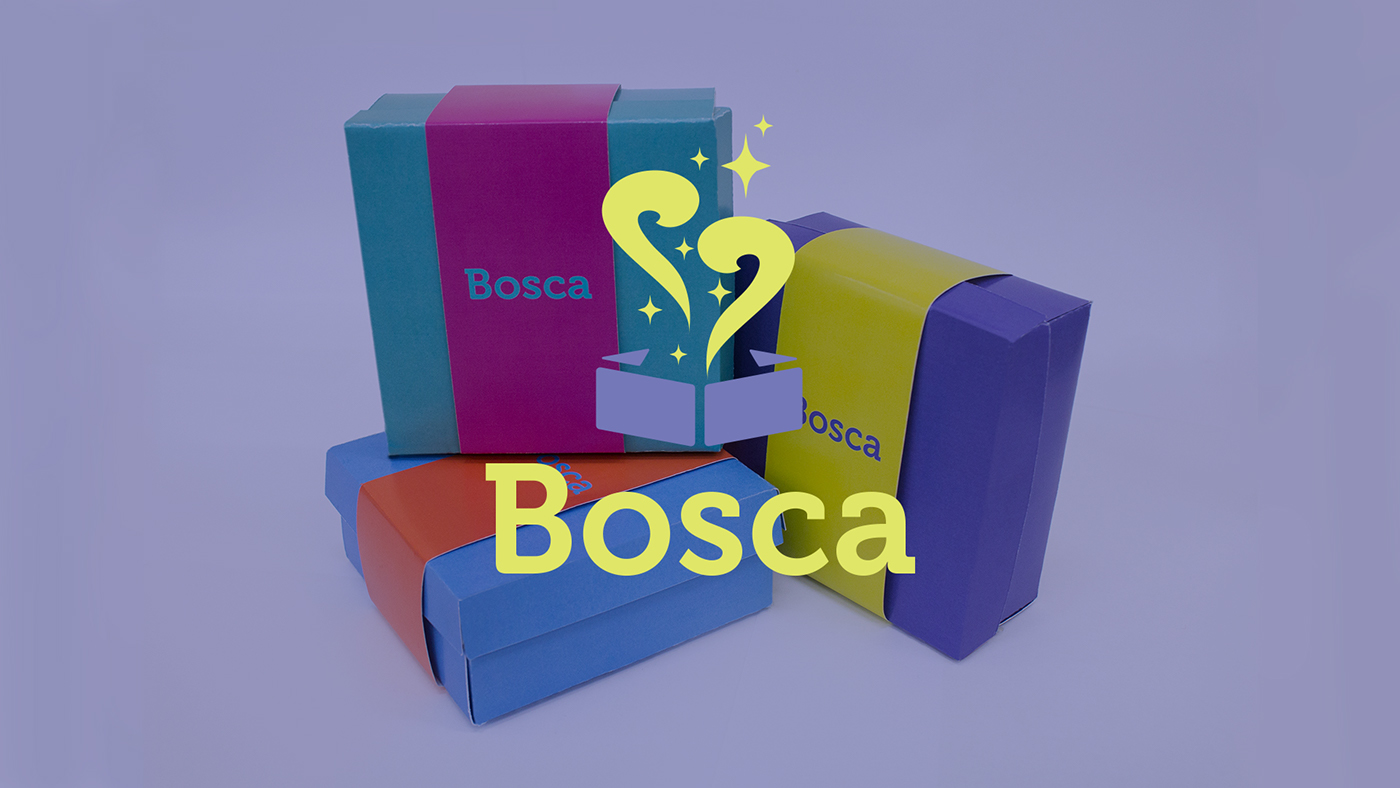 Bosca box augmented reality UI UX design snapchat Travel home post Packaging