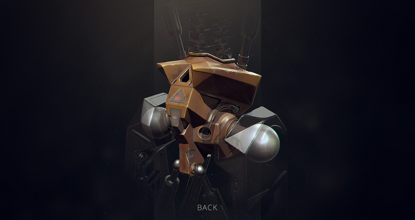 robot mech design character tutorial Breakdown Digital Art  materials terminator sci-fi