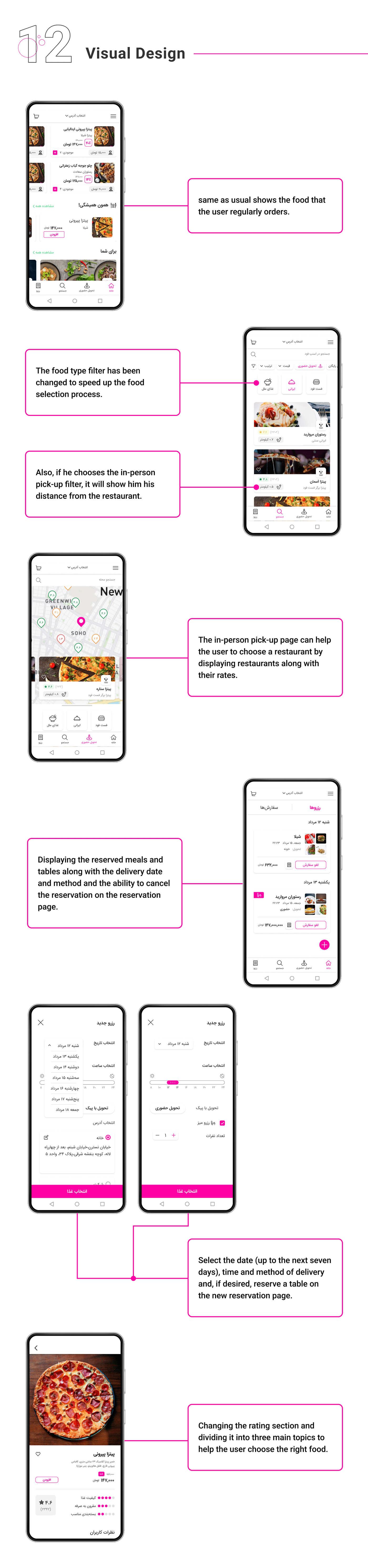 app design Case Study Figma redesign redesign case study Snappfood user experience ux ux/ui uxdesign