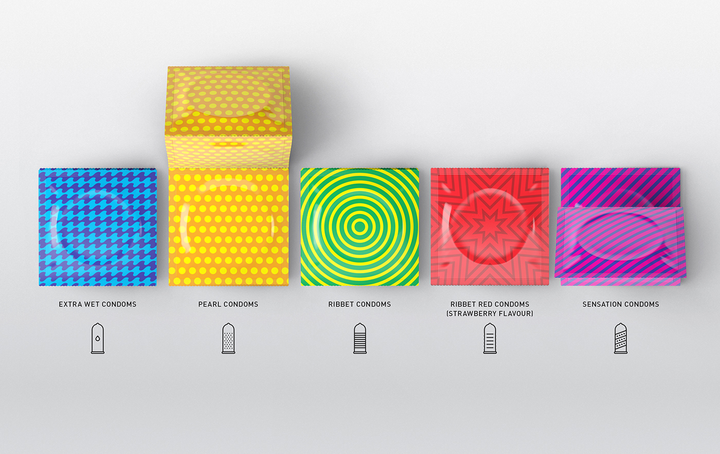 logo Packaging Condoms packaging condoms Logo Design