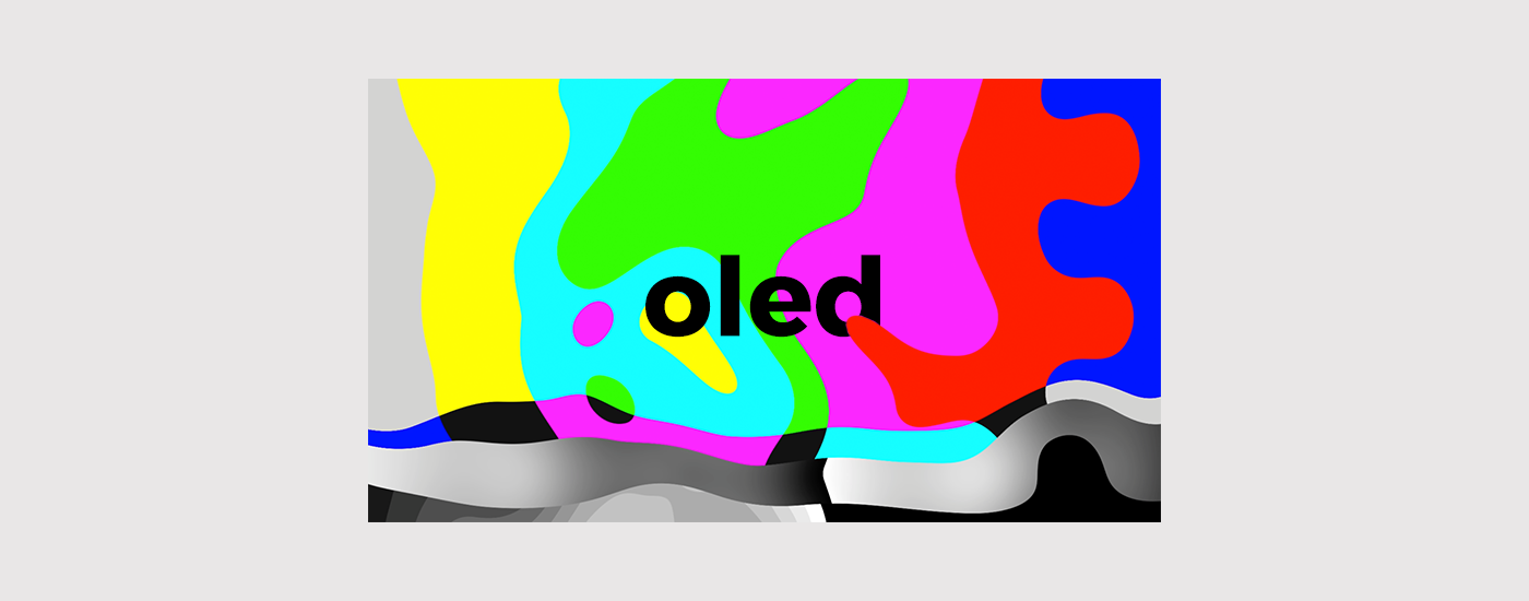 tv OLED color mire brand branding  Logotype logo