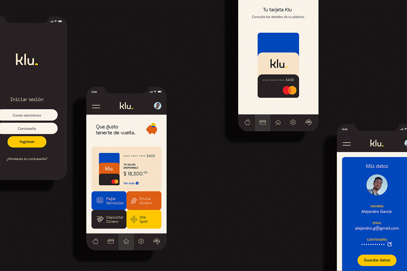 app Bank brand credit card design Fintech Inclusive money Technology finance