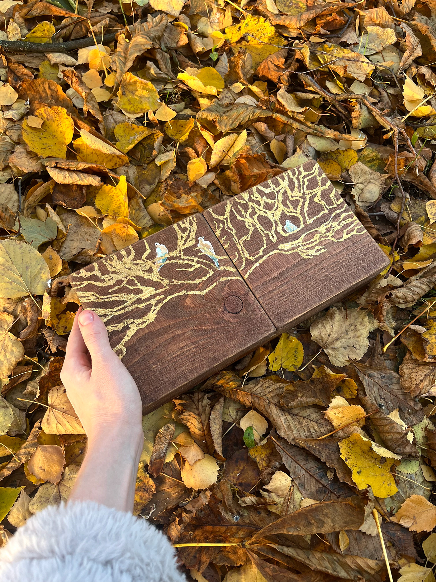 book handmade acrylic wood