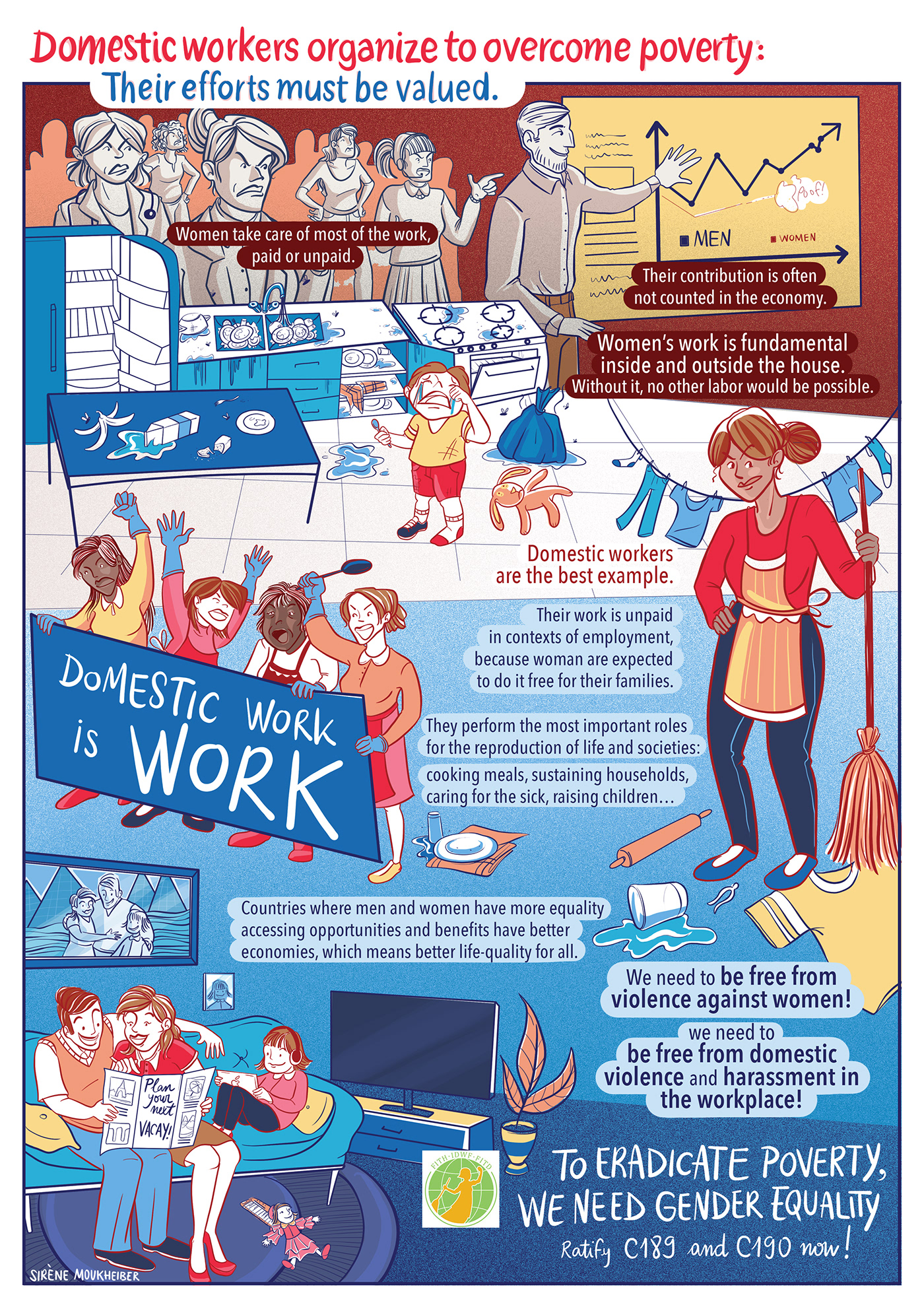 comics domestic work domesticworkers ILLUSTRATION  Poverty
