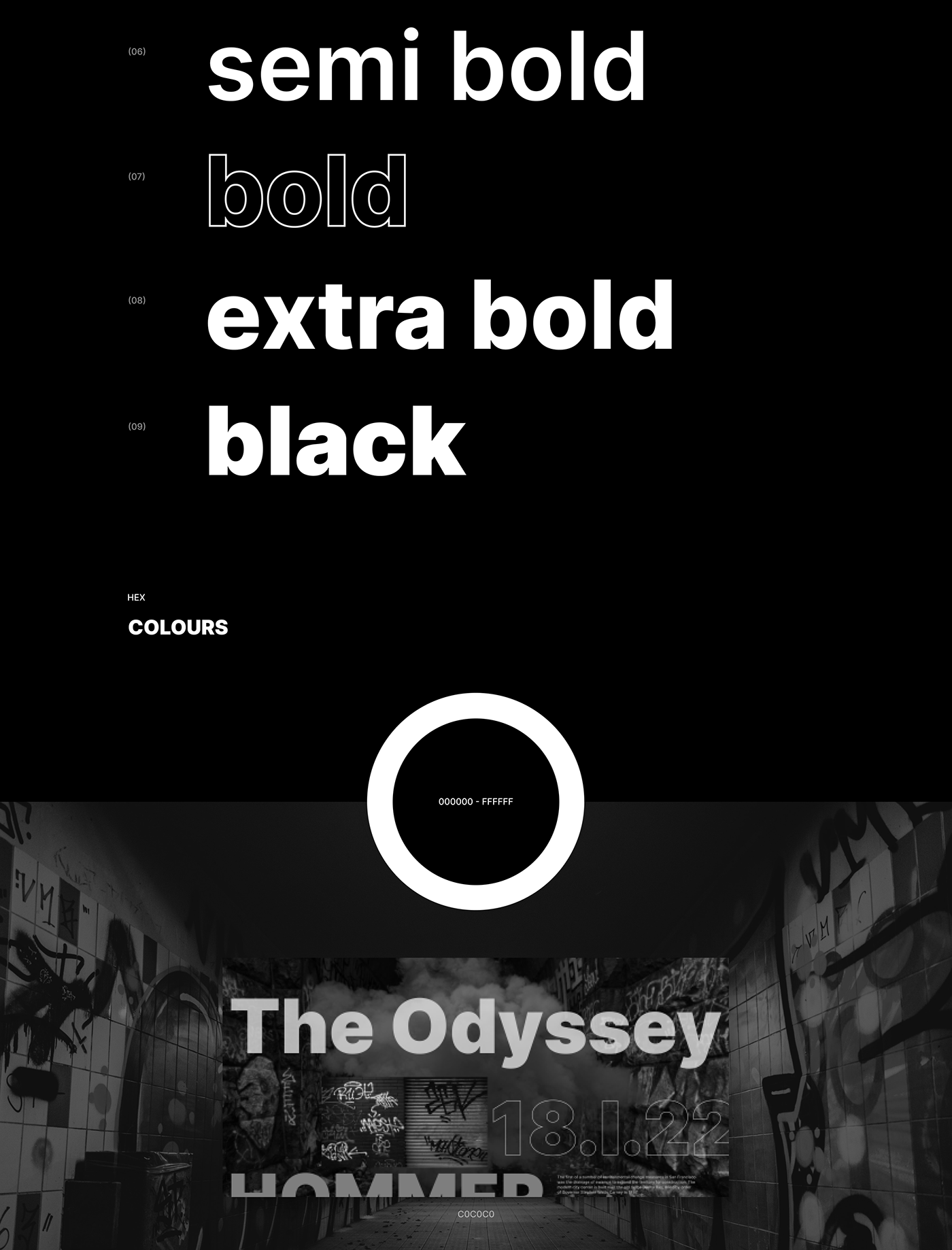 black and white font minimal type Typeface UI ux Web Website