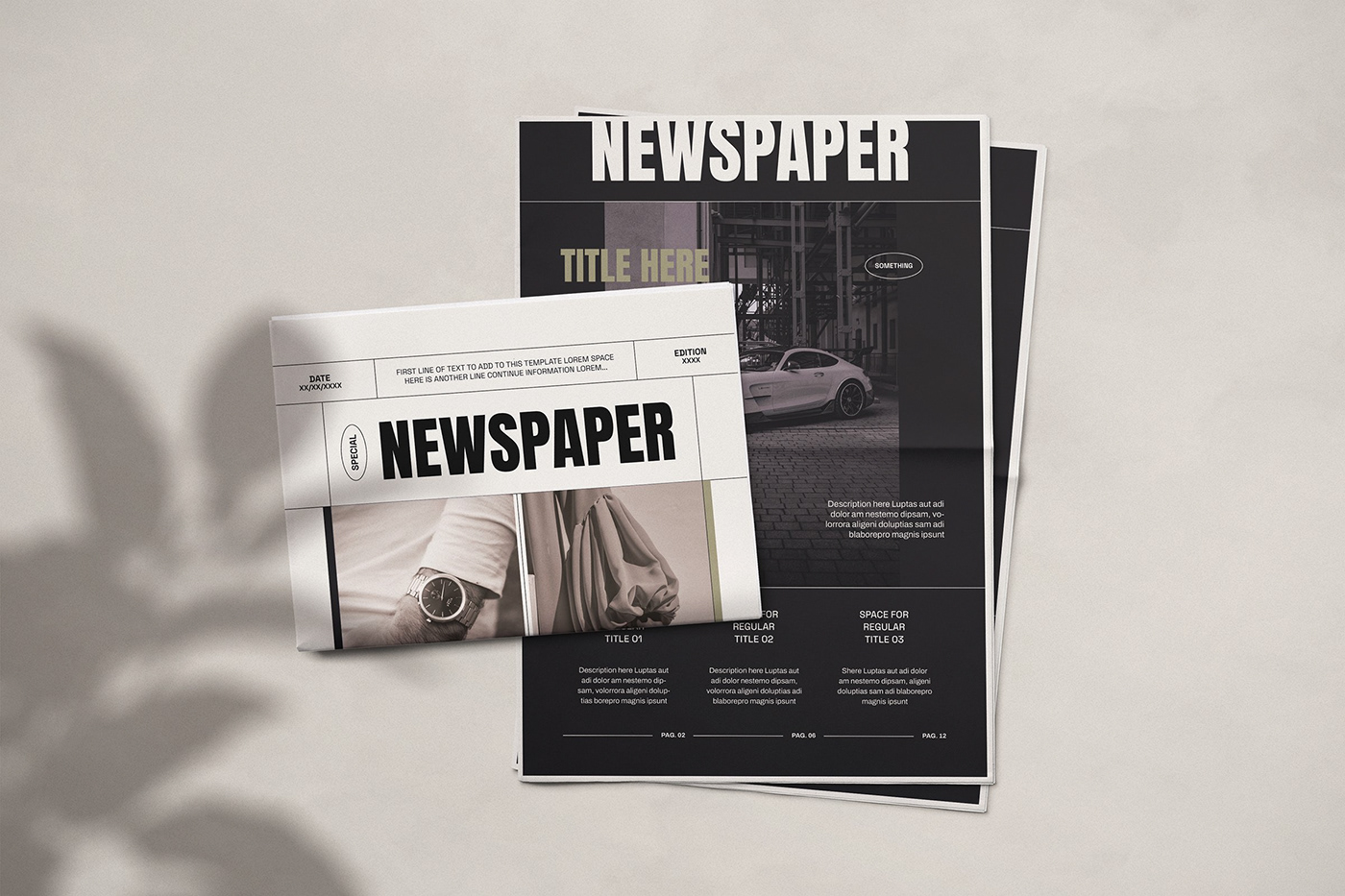 newspaper bundle editorial Work  professional sale discount brochure newsletter magazine