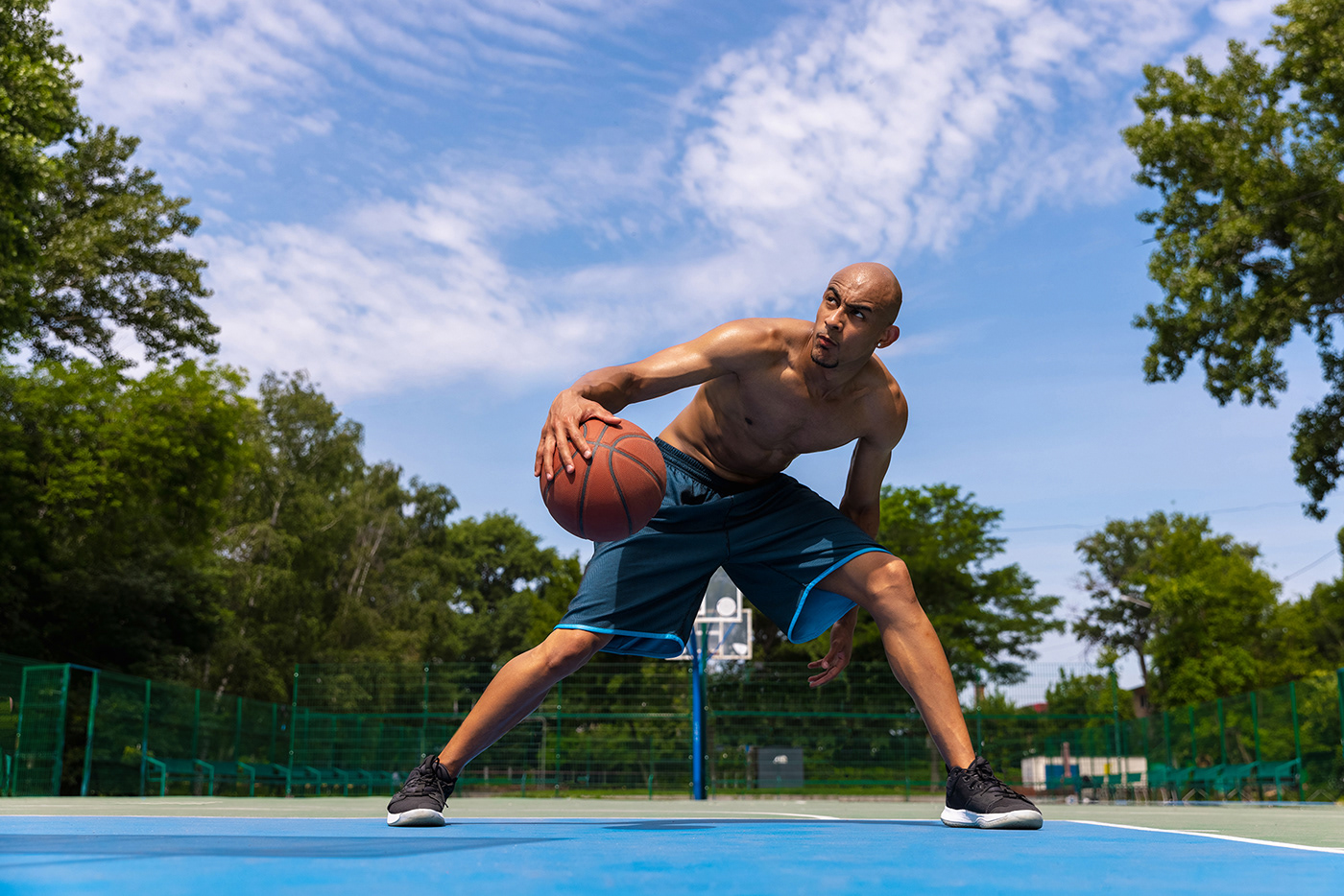 basketball jump lifestyle outdor sport Streetball training