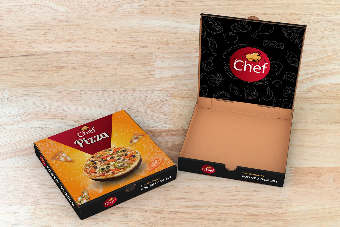 Label Labeldesign labeling Packaging Pizza pizza box pizza packaging pizza packaging design