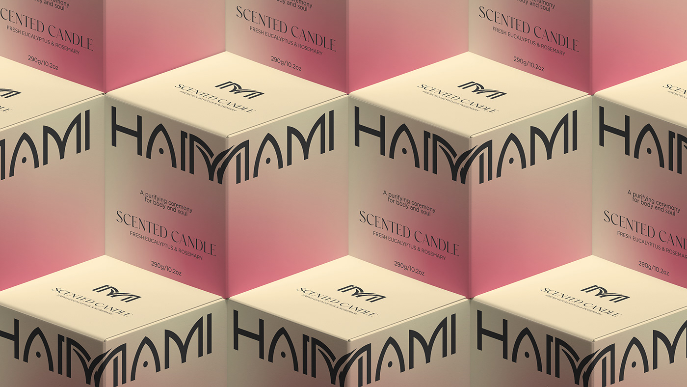 cosmetics Packaging logo Logo Design Logotype brand identity branding  identity ILLUSTRATION  hammami