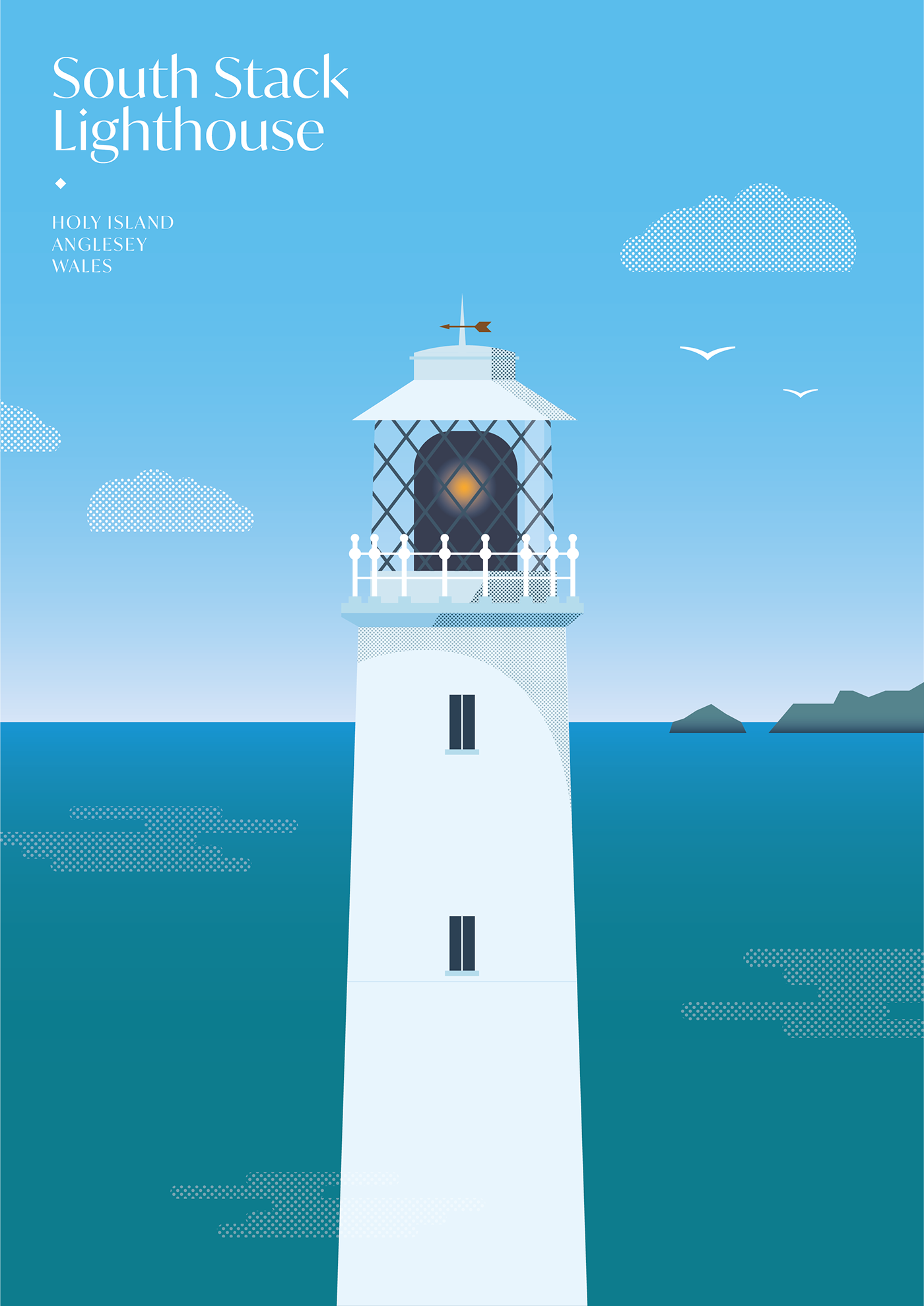 Lighthouse Illustration lighthouse ILLUSTRATION  lighthouse graphic graphic illustration adobe illustrator