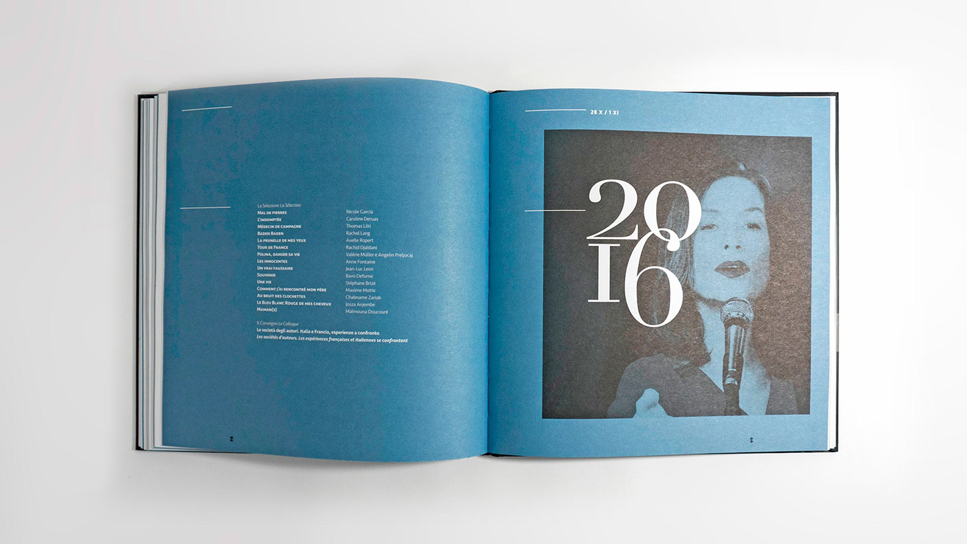 book Layout editorial design Cinema anniversary publishing   typography  