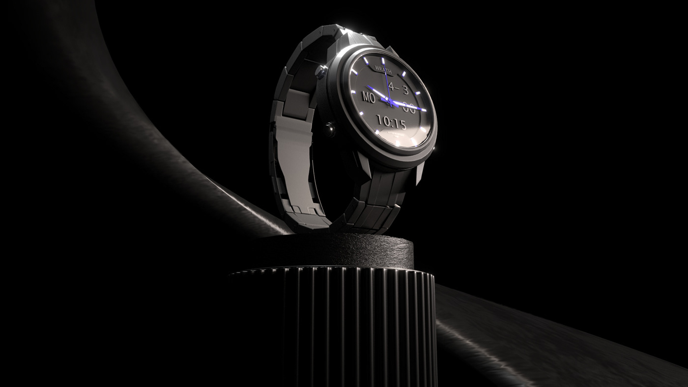 wristwatch lighting 3D 3d modeling Maya productlighting