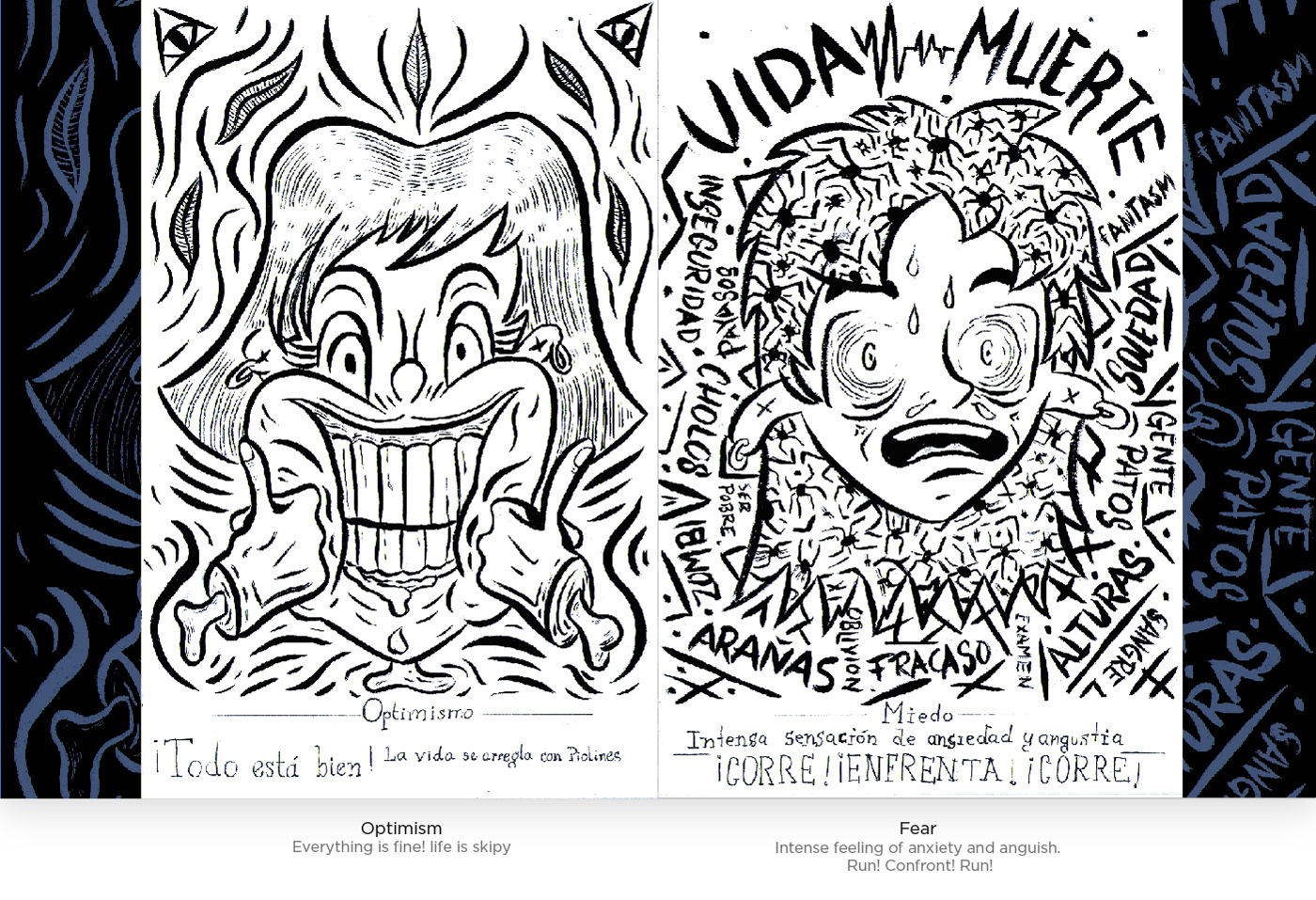 fanzine ILLUSTRATION  ink punk draw ilustracion editorial toon characterdesing diseño
