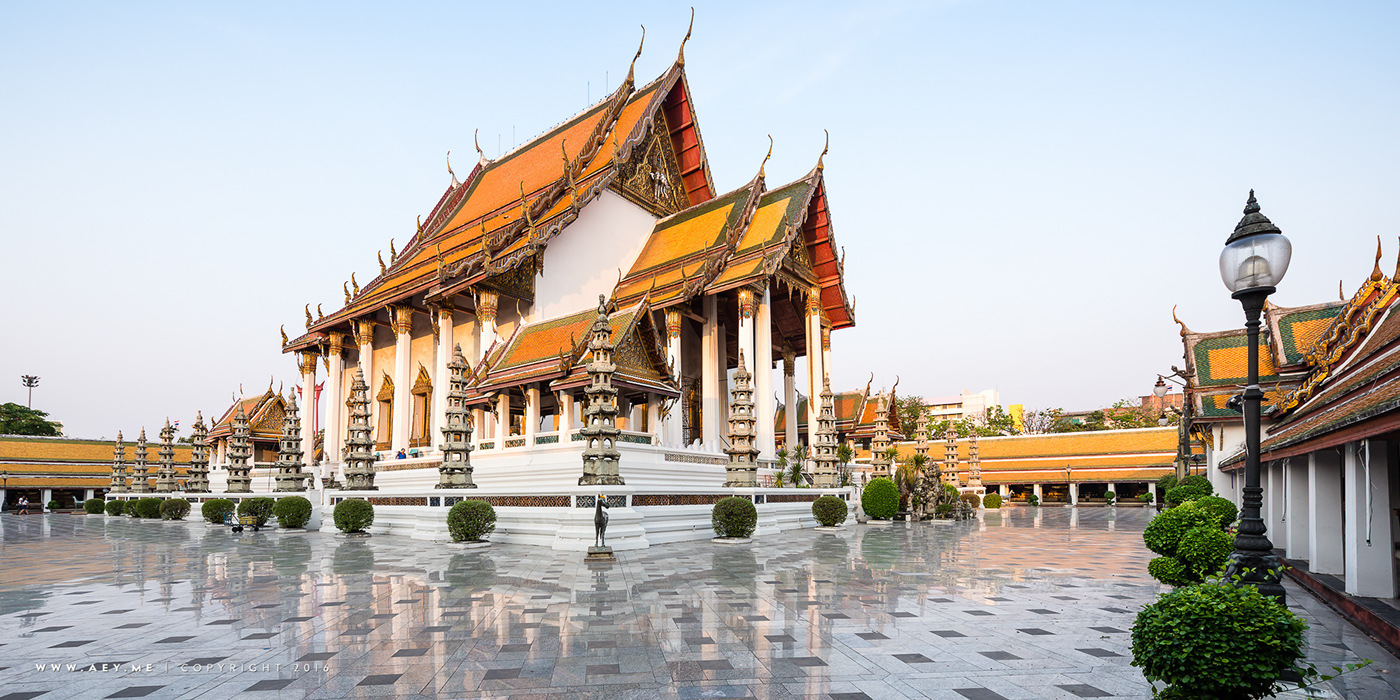 Thailand Thai Architecture Wat temple Bangkok Rattanakosin buddhism