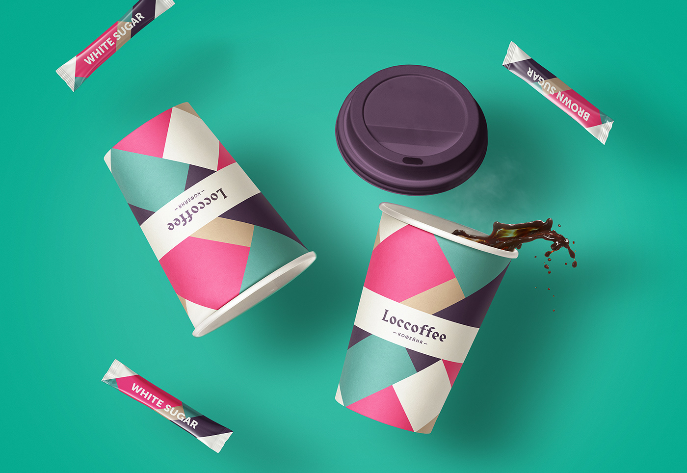 Packaging Coffee branding  logo coffee shop coffee cup cafe brand product identity