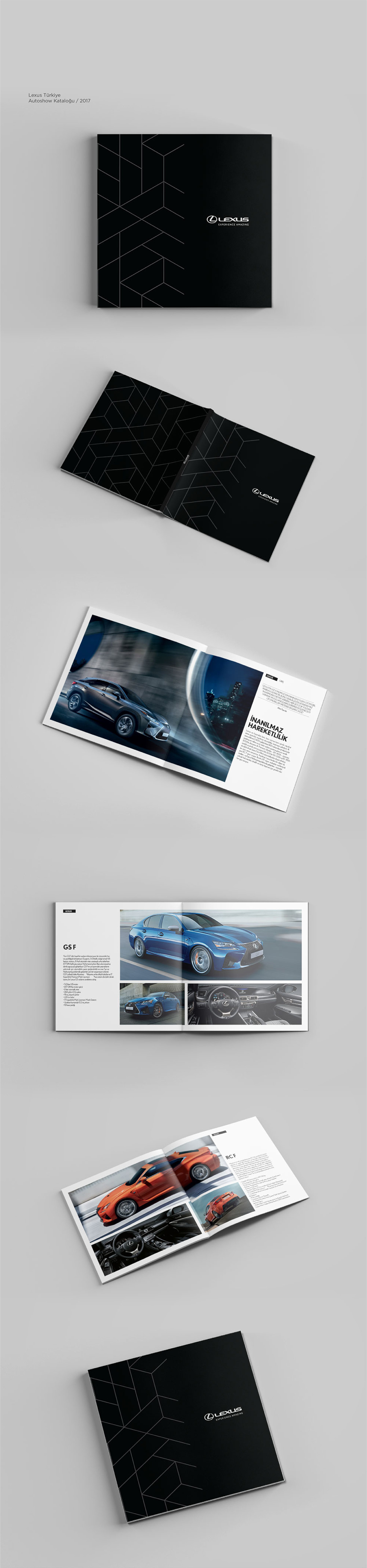 Lexus magazine Catalogue square car luxury japan Layout autoshow