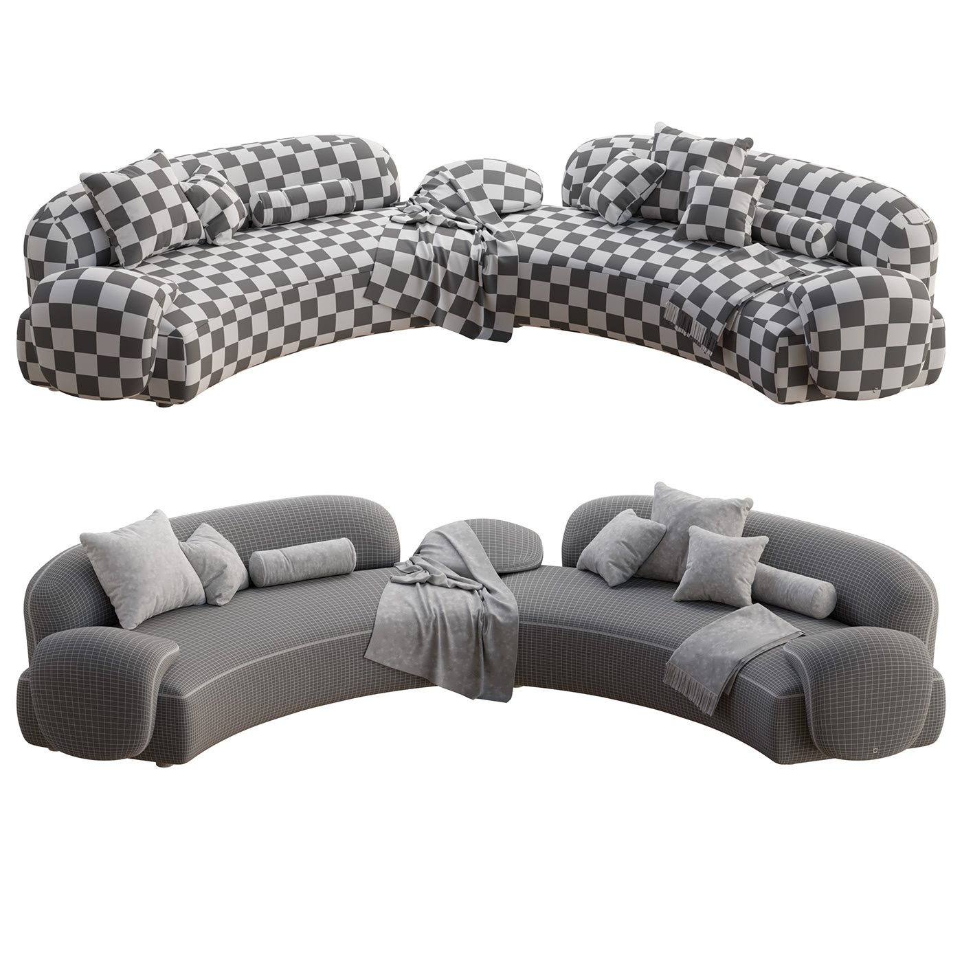 Couch sofa furniture interior design  visualization modern architecture archviz Render