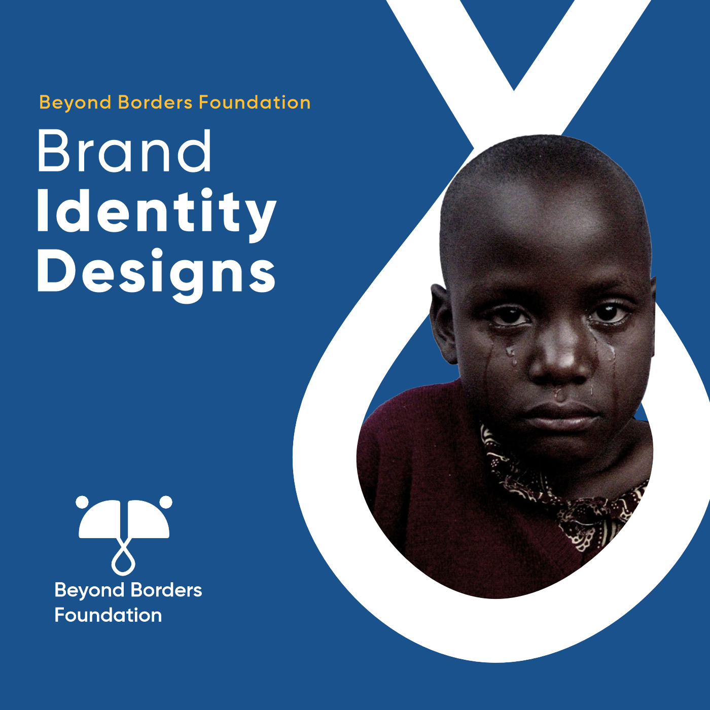 brand identity NGO charity foundation unity child support help non profit organization Cultural Bridging humanitarian support
