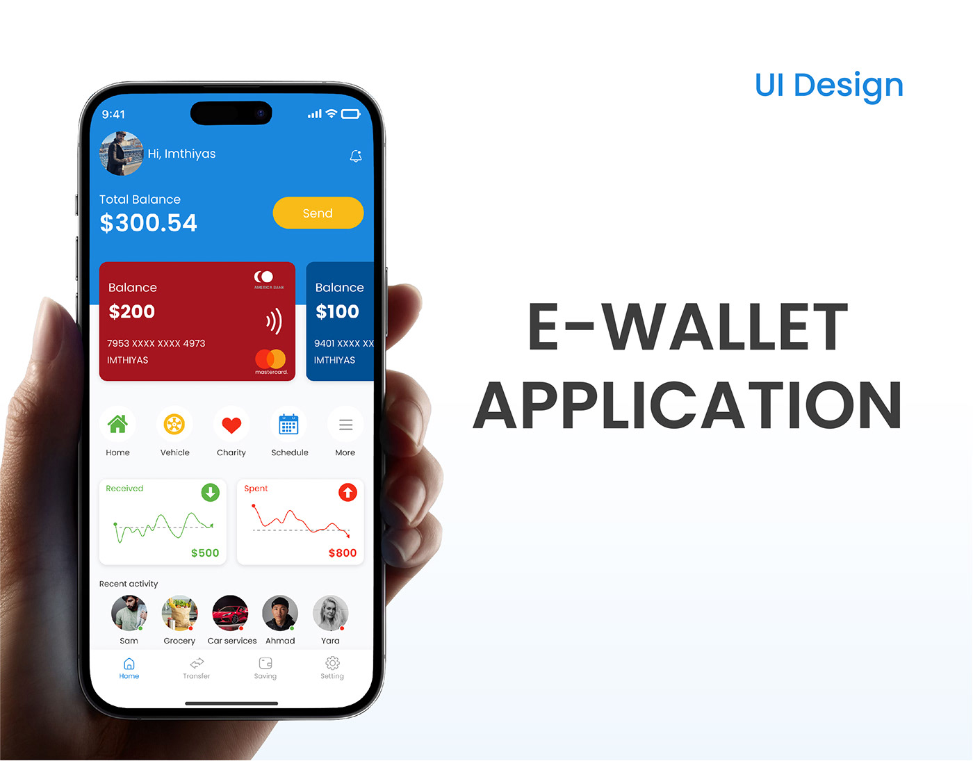 Figma ui design Mobile app user interface design WALLET UI/UX app design digital wallet e wallet ui design