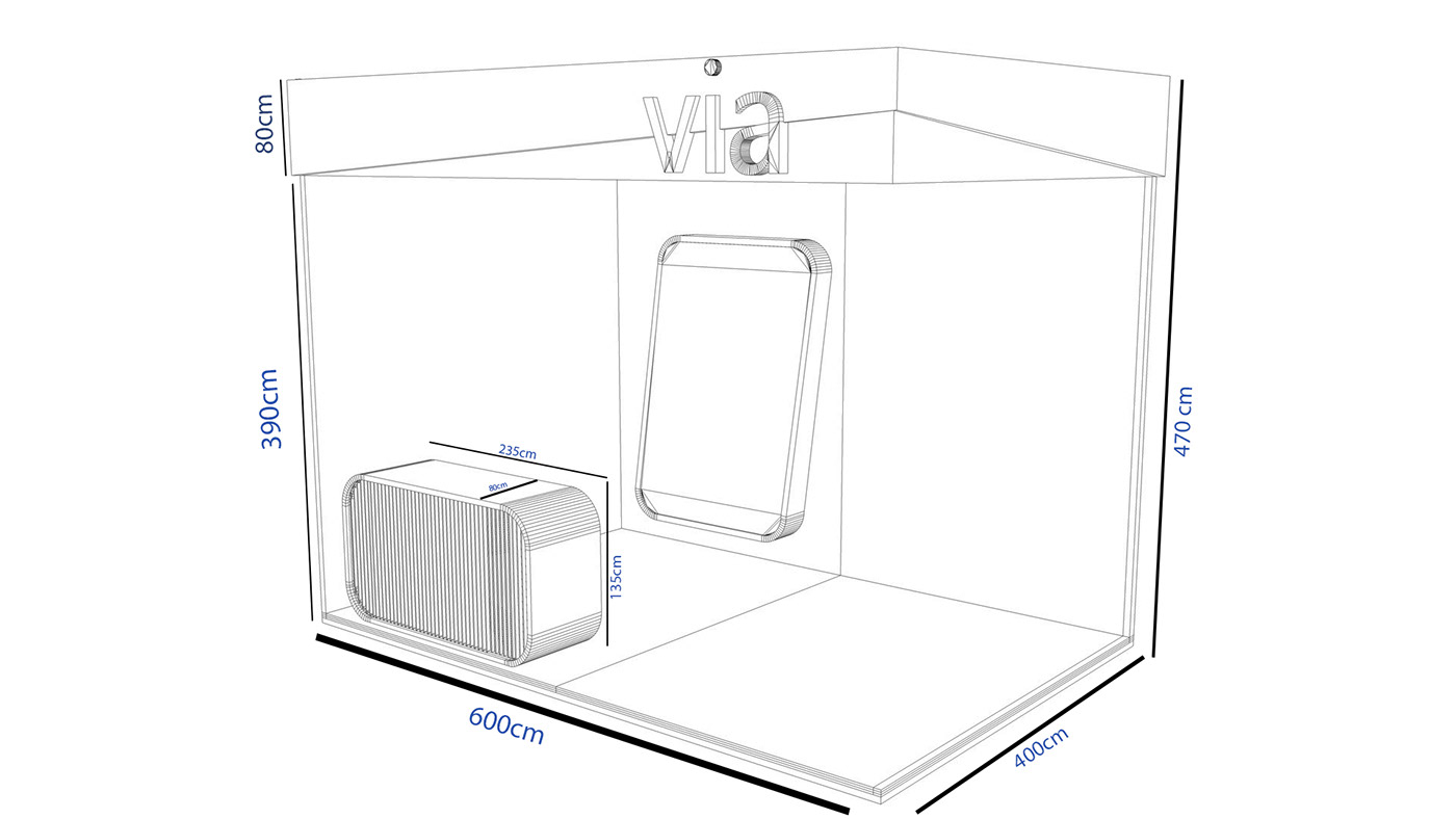 design booth Exhibition  Stand 3D corona visualization architecture