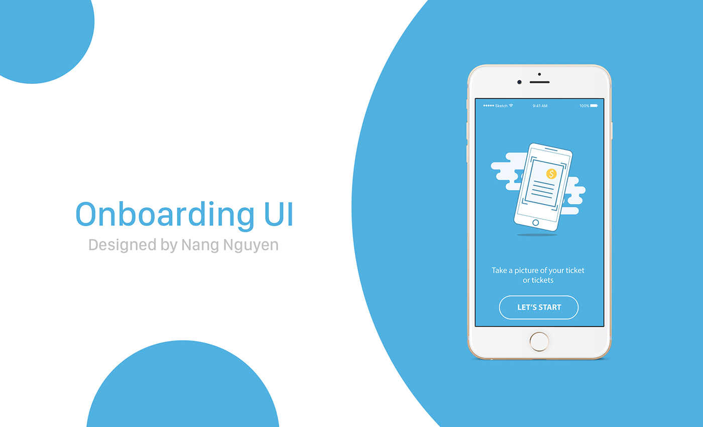 UI Onboarding screen