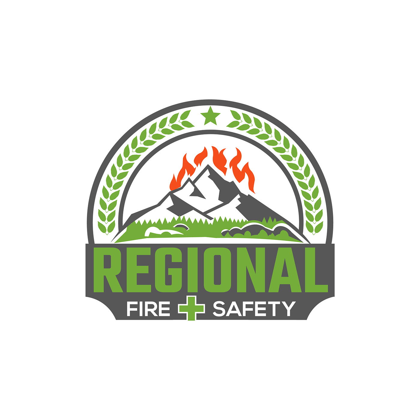 logo Logo Design Modern Logo brand identity design fire and safety logo Fire logo\