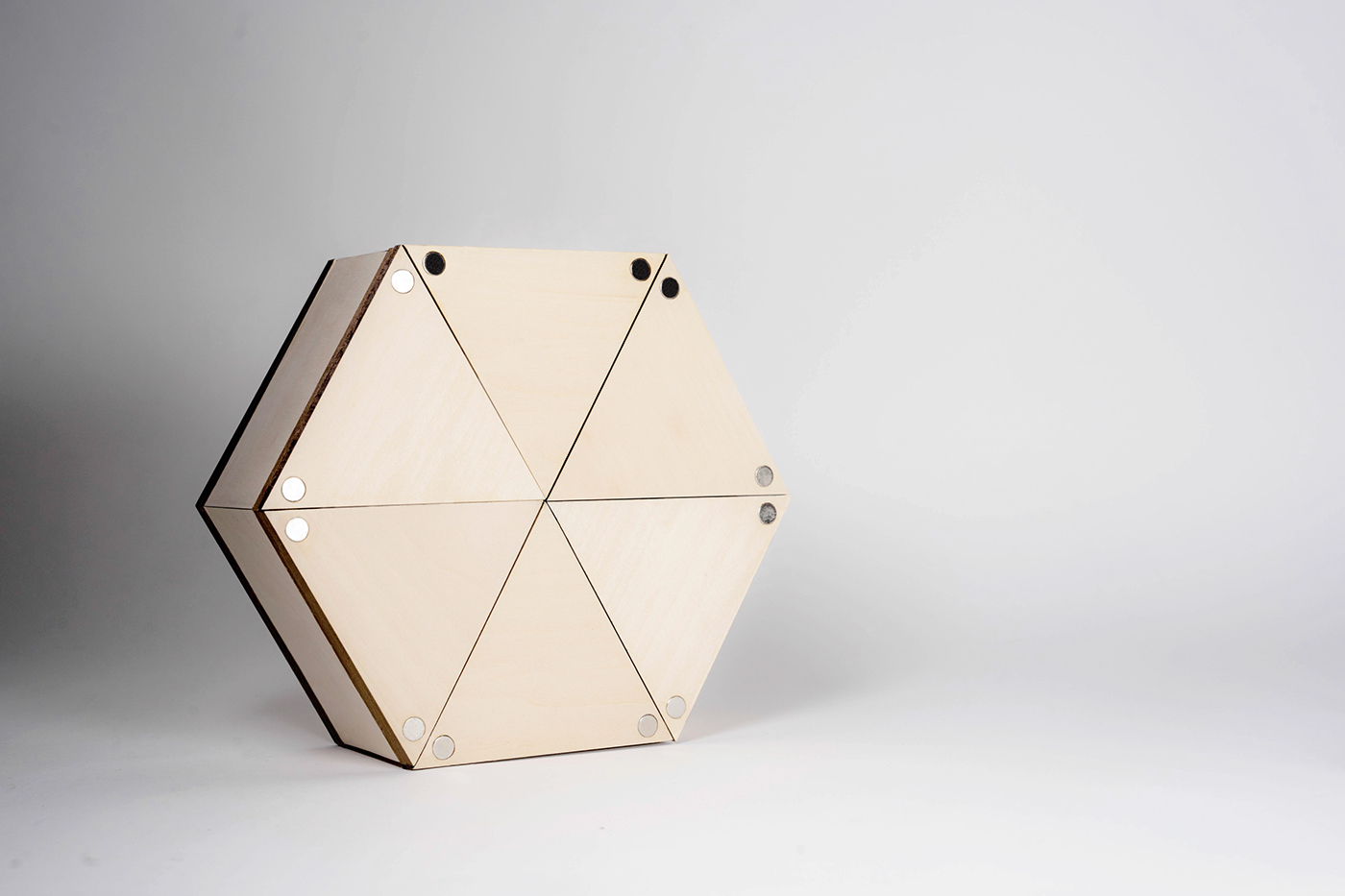 package design geometric product modular wood storage Organizing natural branding 