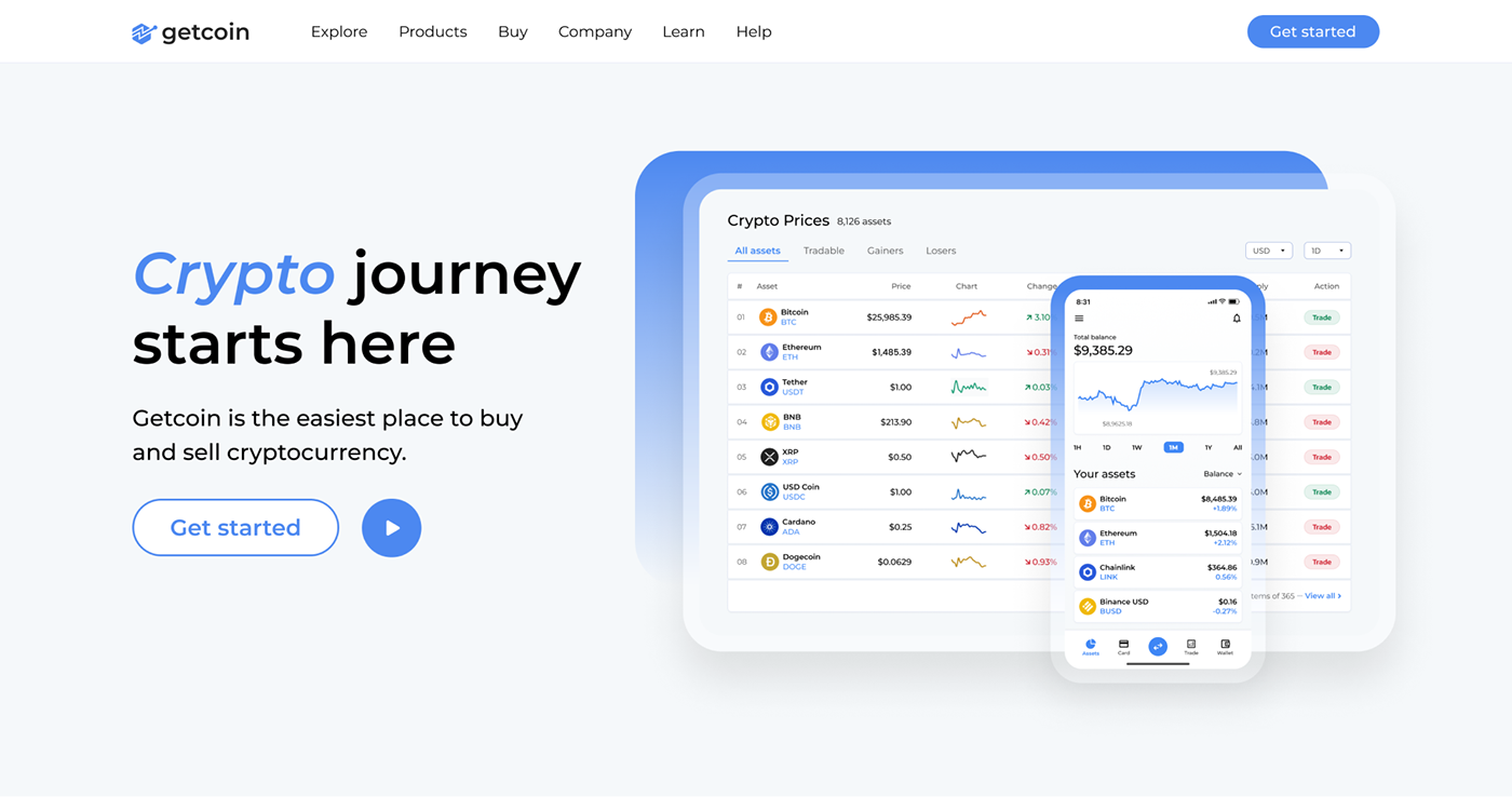crypto cryptocurrency Fintech business Platform user interface Web Design  UI/UX Figma user experience