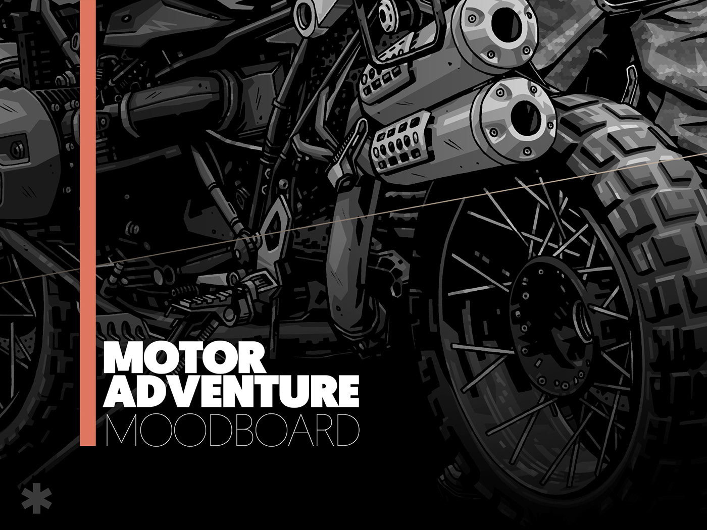 4x4 adventure Ford Bronco moodboard Motor motorbike motorcycle wheels wood woods
