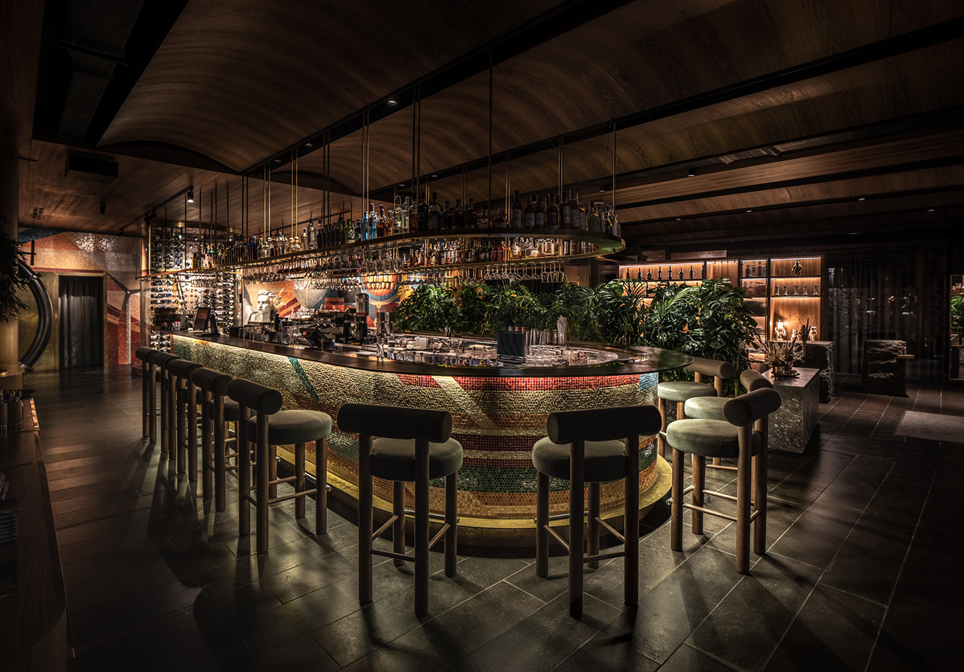 architecture exterior Interior interior design Render restaurant visualization