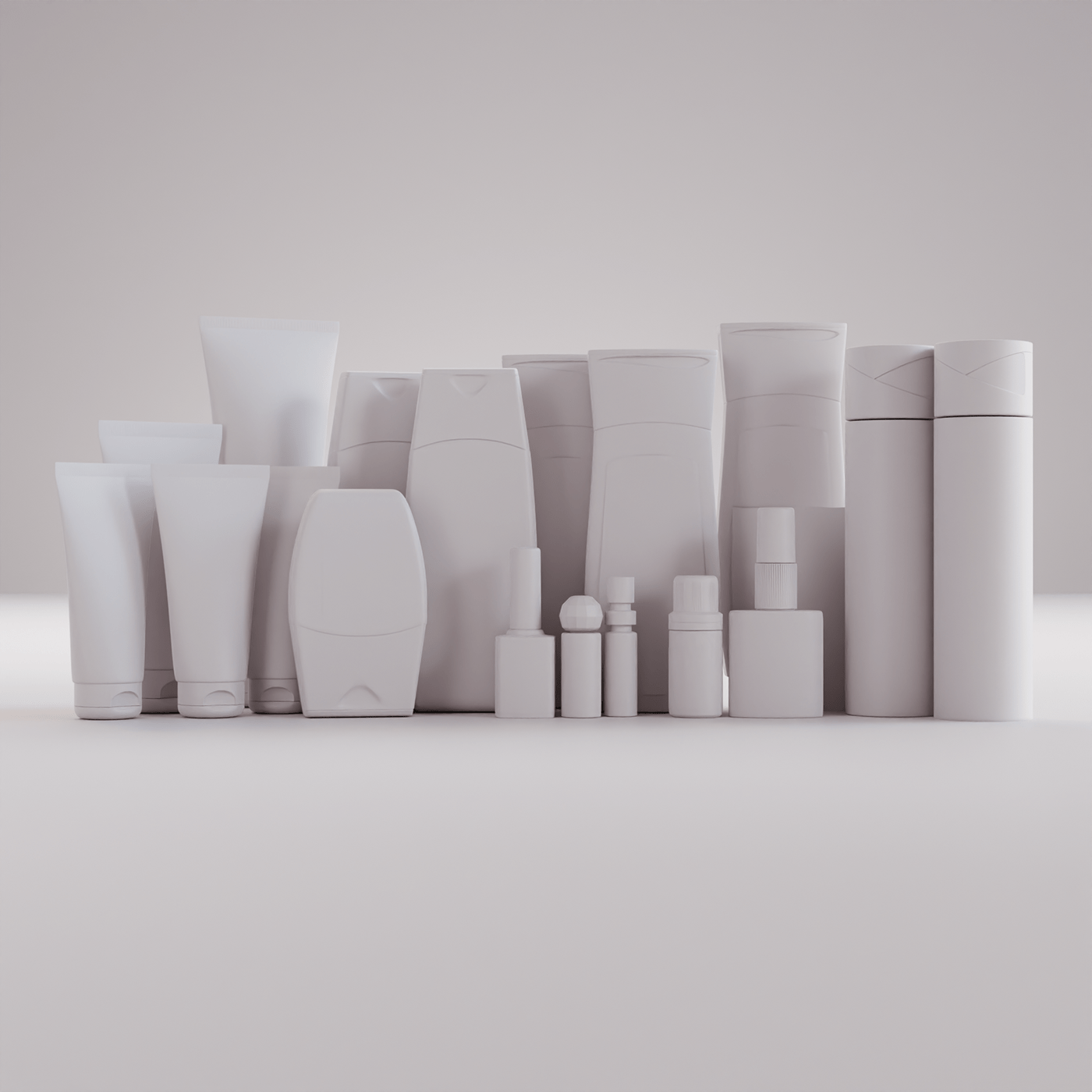 3D blender cosmetics embalagens graphic design  Mockup Packaging Packshot product design 