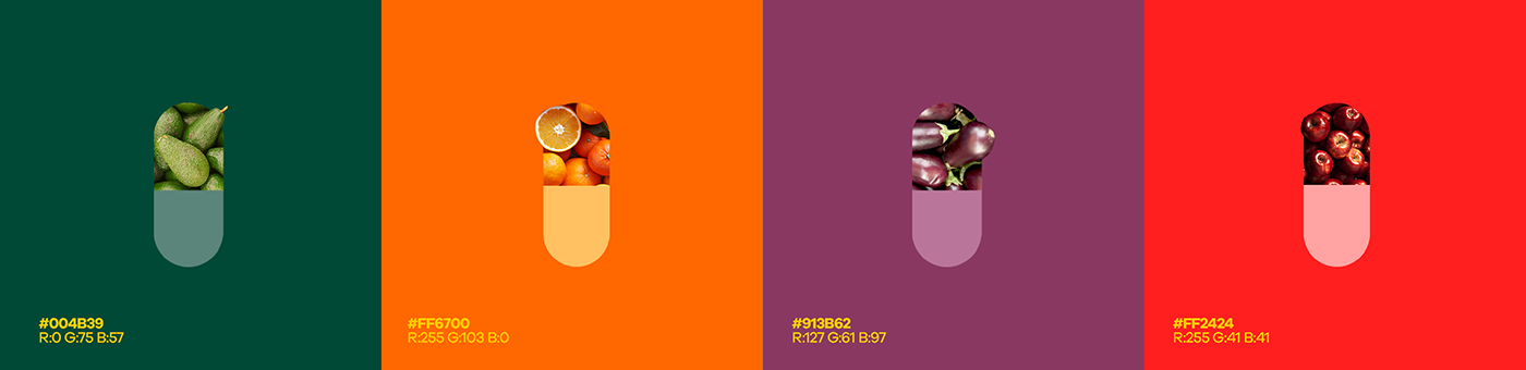 brand identity branding  design diseño gráfico Fruit Packaging product design  publicidad vegetables vitaminas