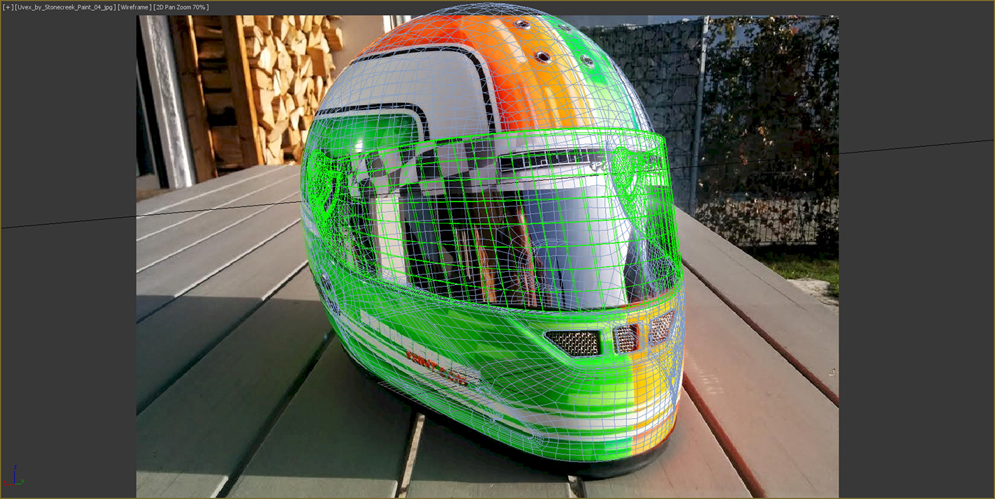 Motorsport free 3dmodel Helmet UVEX FIA lmp1 pit stop wec