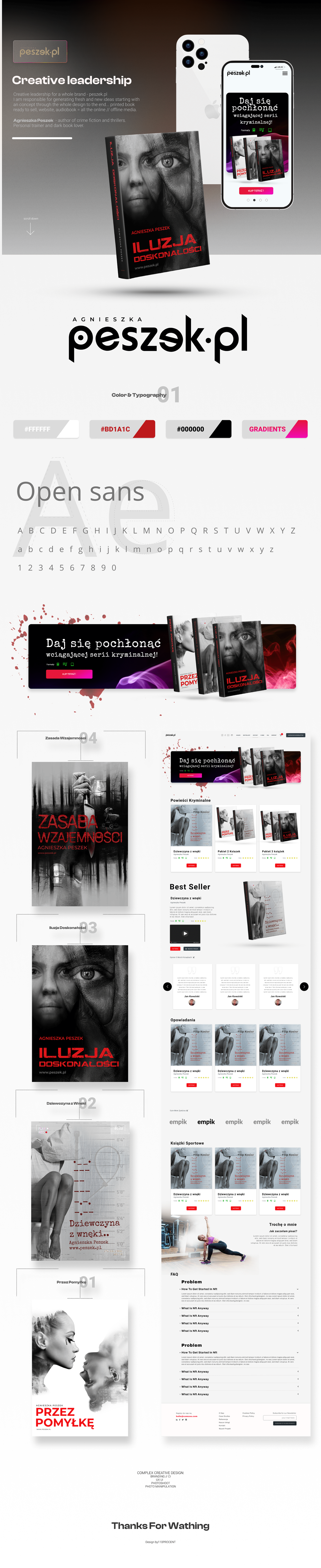 book cover books branding  design landing page lototype publishing   UI/UX Webdesign Website