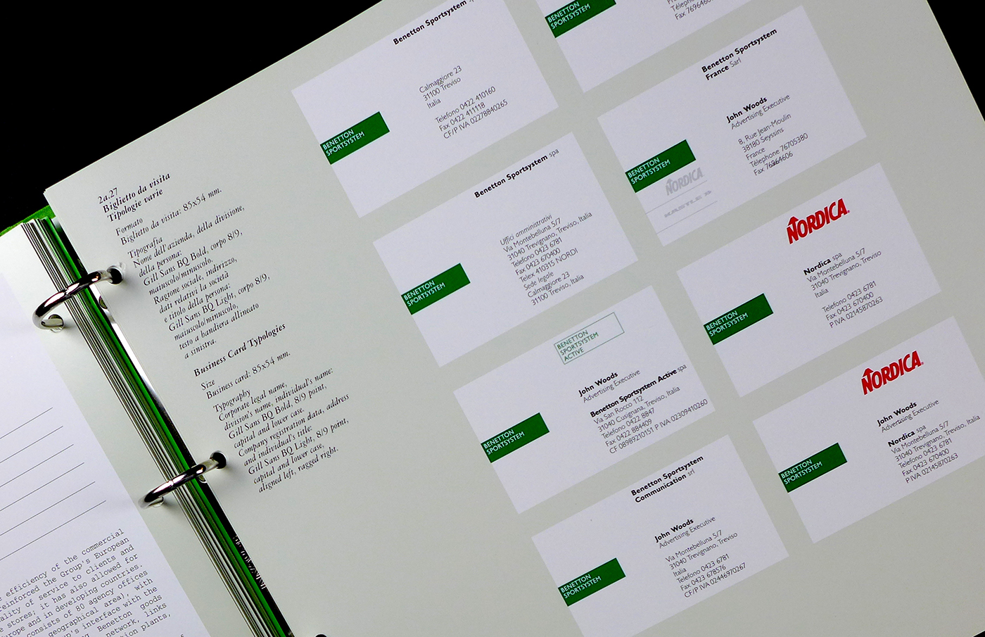 christopher dangtran branding guidelines massimo vignelli Benetton