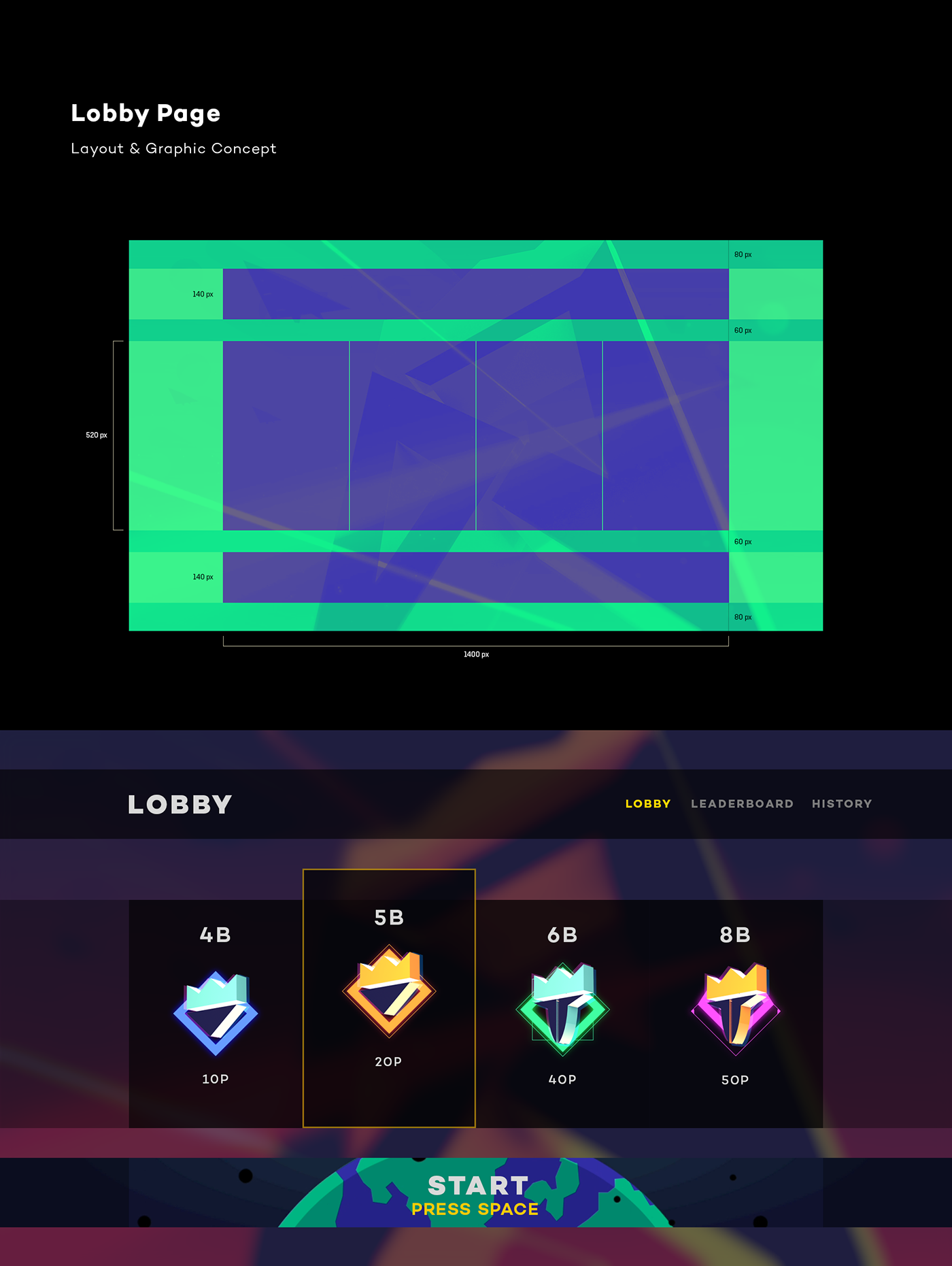 game GUI interaction motion music rank UI ux
