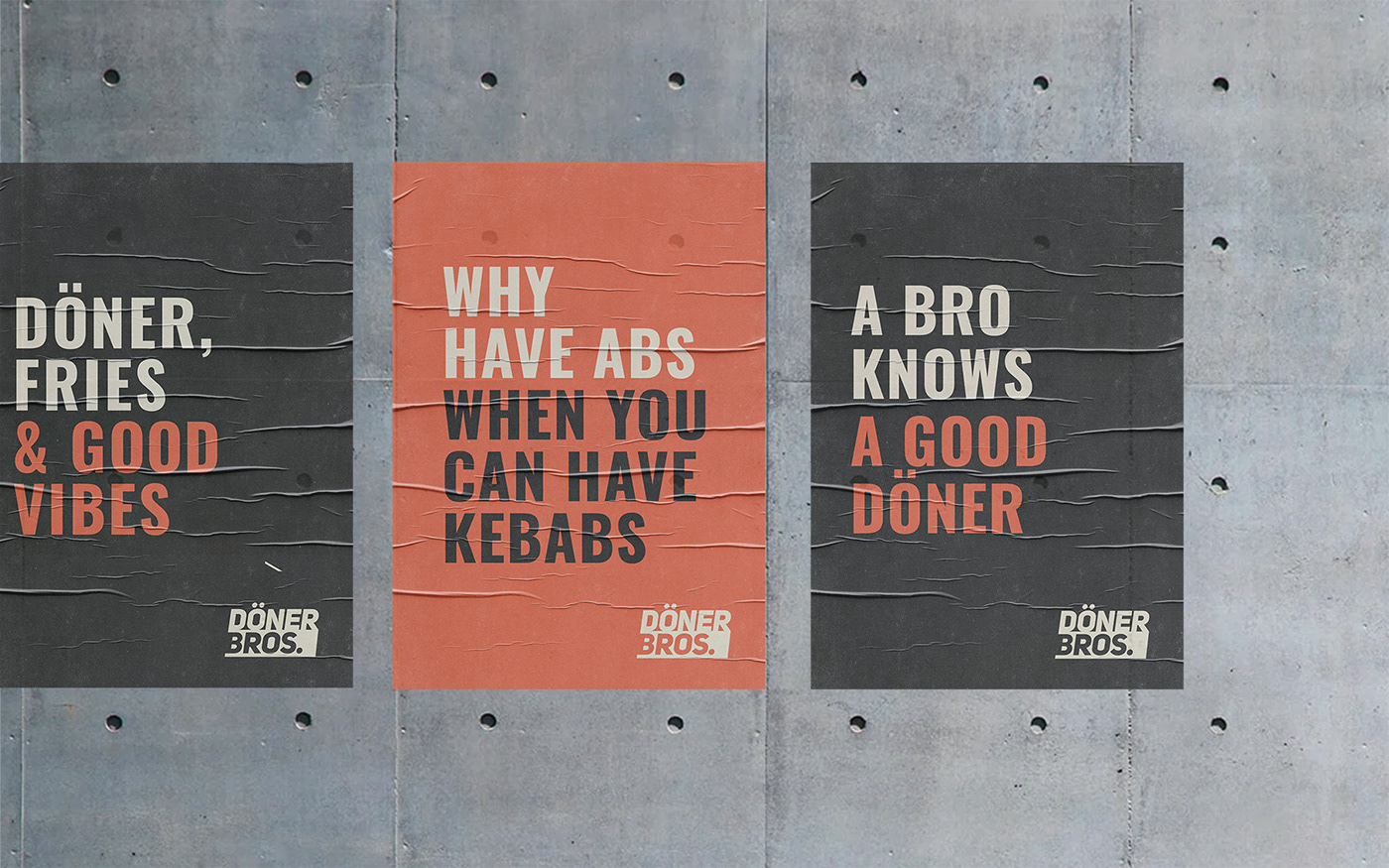 brand doner Fast food Food  identity kebab Packaging