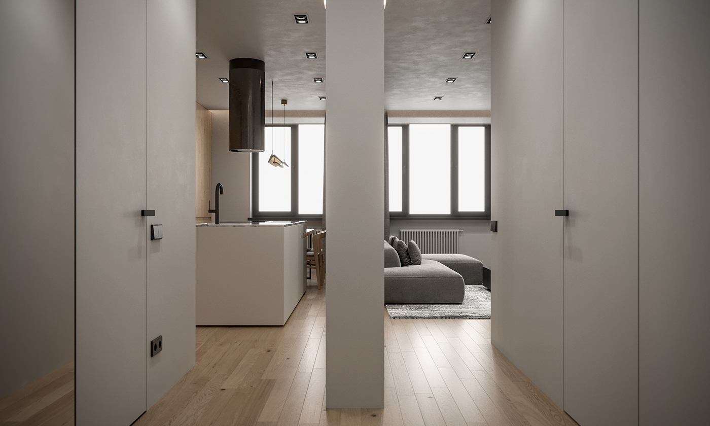 3D apartment architecture archviz Interior interior design  modern mykolasuprunenko Render visualization