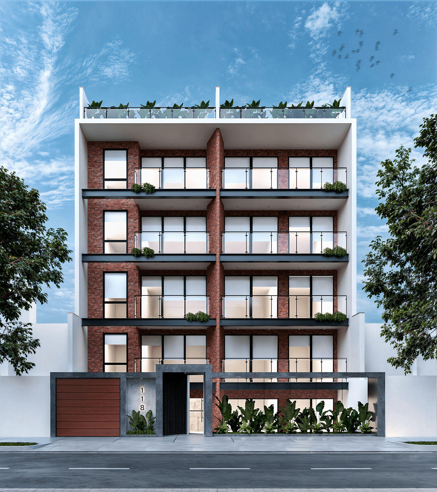 industrial design  building architecture 3D vray inmobiliaria house Render