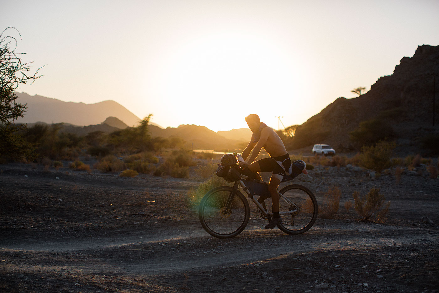 Oman Mascate desert Bike Travel journey trekking Bicycle Trek