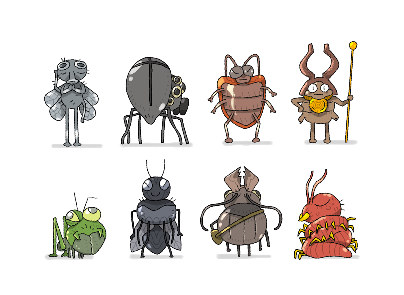 beetle bug characters plastic story